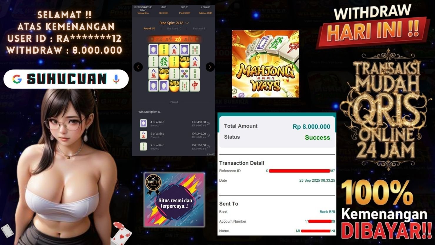 SUHUCUAN JACKPOT SLOT MAHJONG WAYS